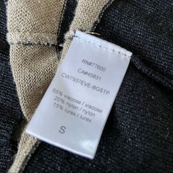 Chaser striped metallic dolman sweater - Picture 5 of 5